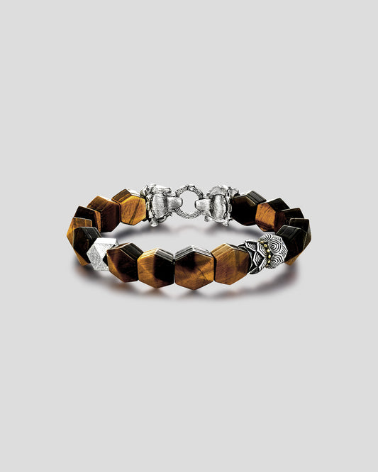 Samsara Eastern Six Realms Bracelet - Gold • Silver, Lion • Lotus